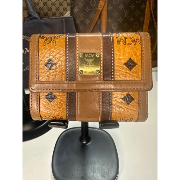 MCM Handbags - MCM Wallet Brown Dark Brown
